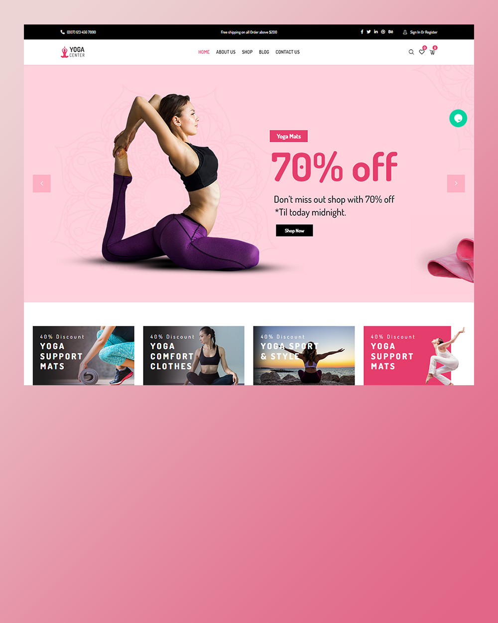 ciyashop yoga shop обработано