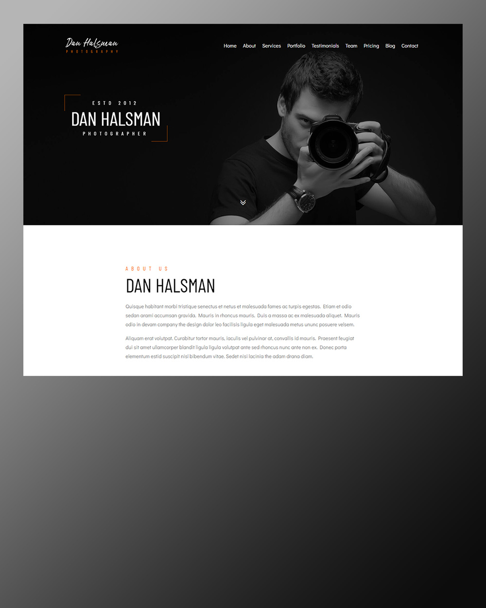 dan photographer portfolio обработано