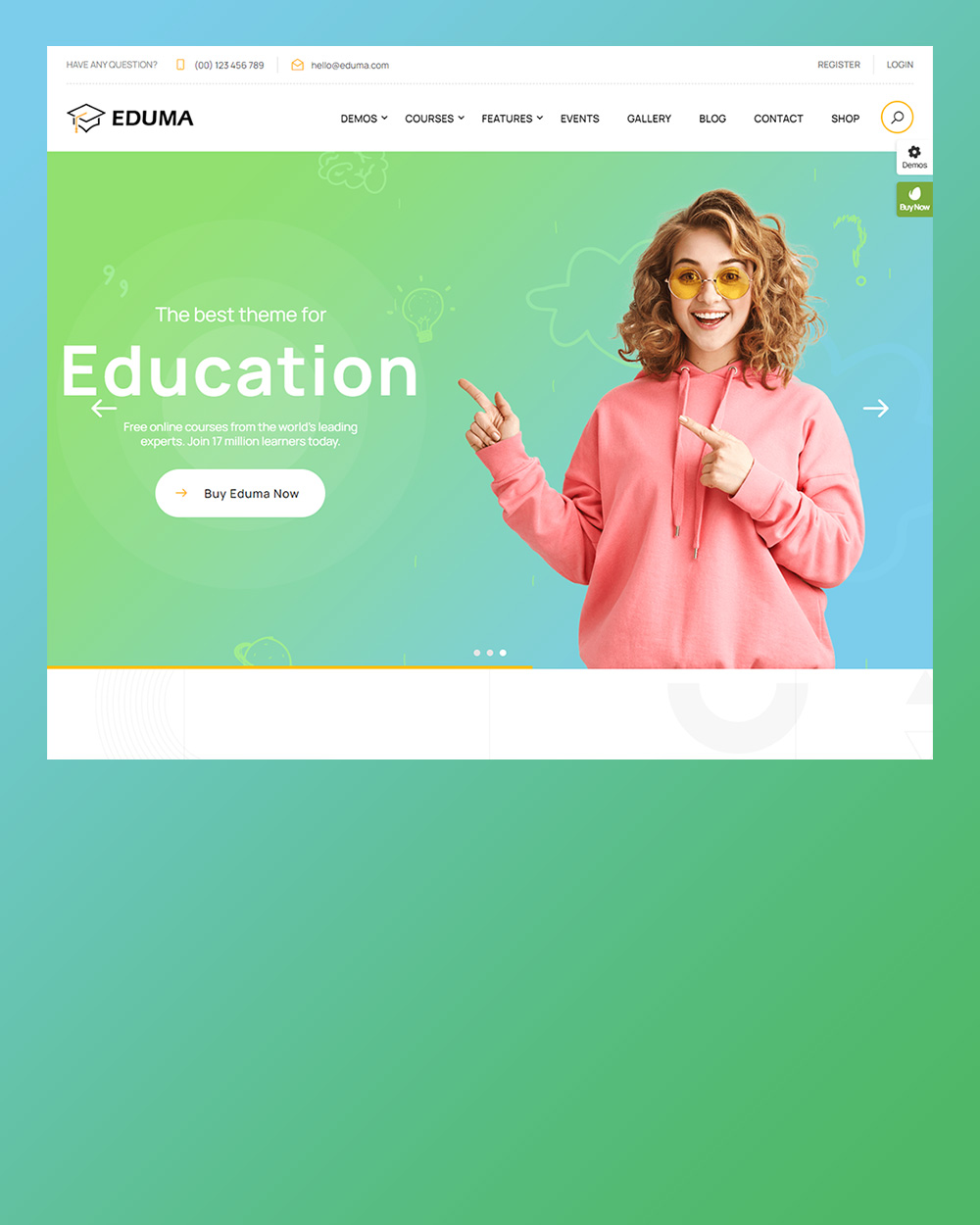 eduma education обработано