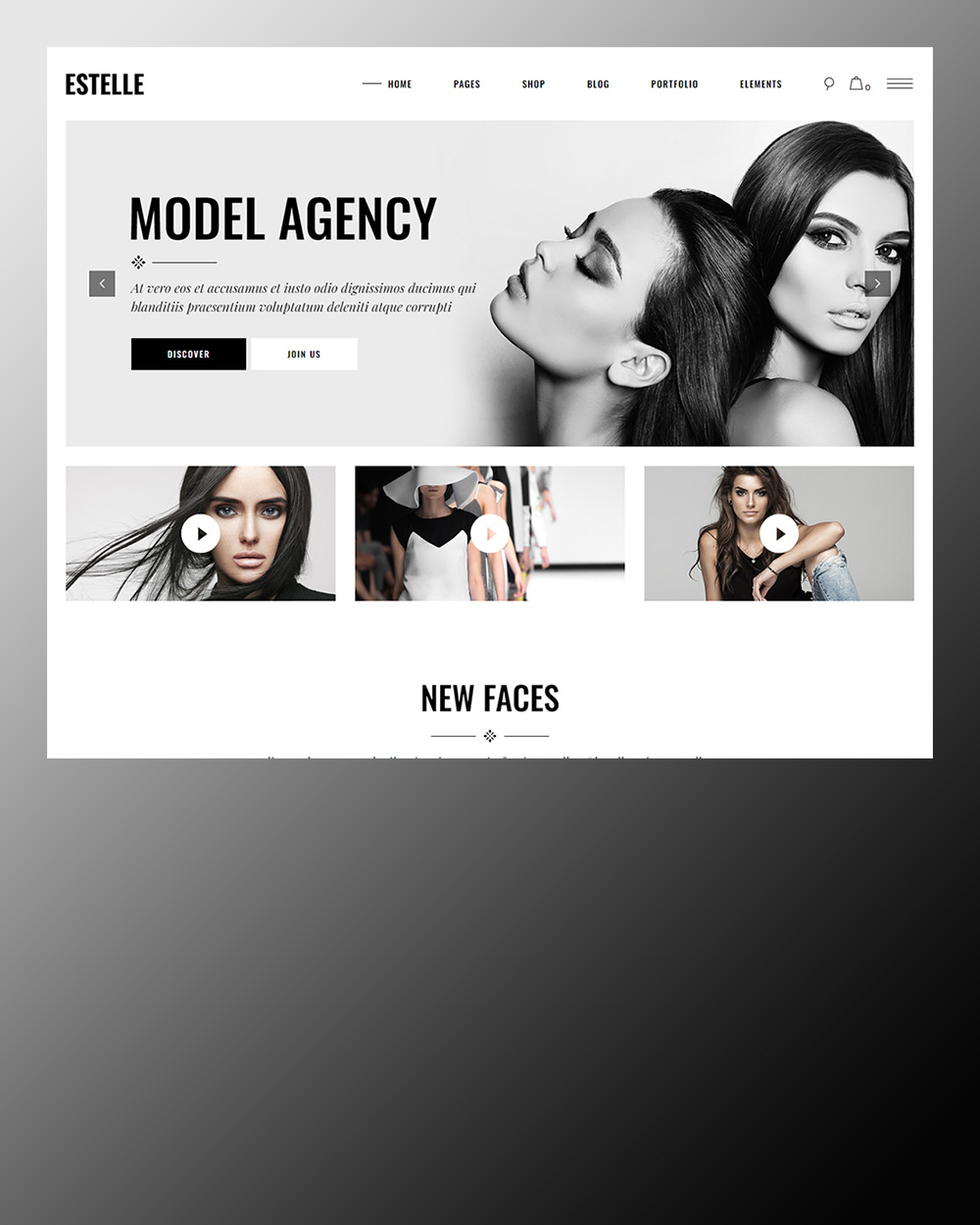 estelle modelling agency обработано