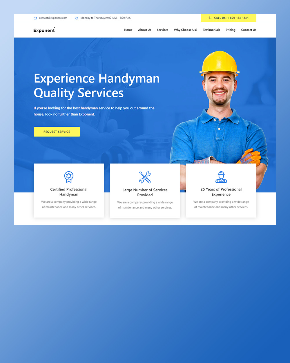 exponent handyman обработано