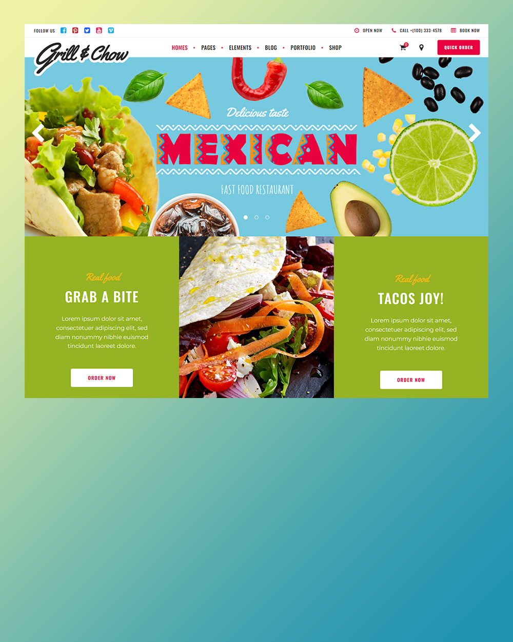 grillandchow mexican food обработано