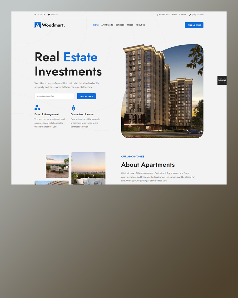 woodmart real estate обработано