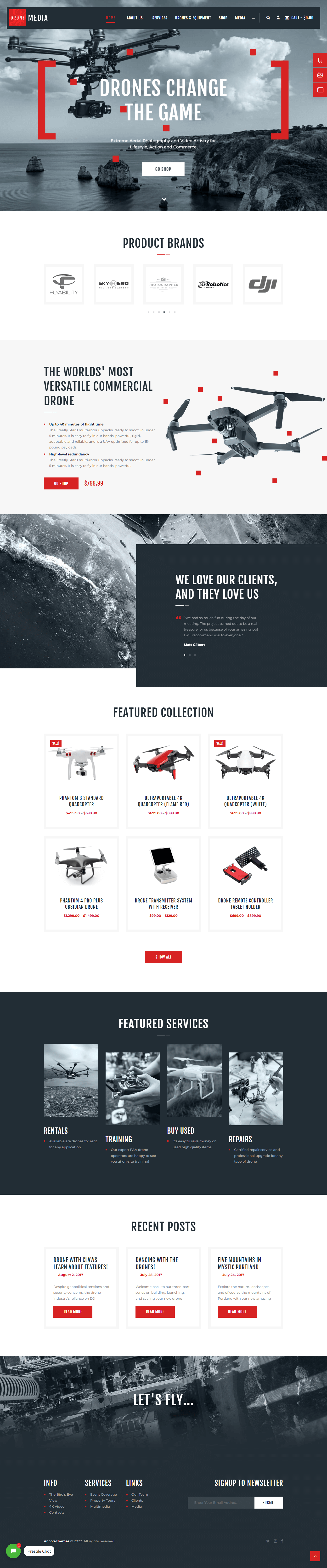 drone media home shop