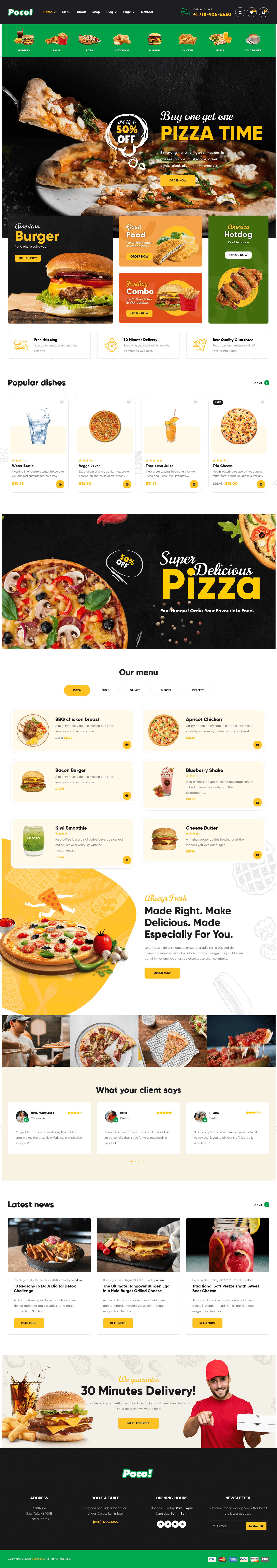 poco pizza template